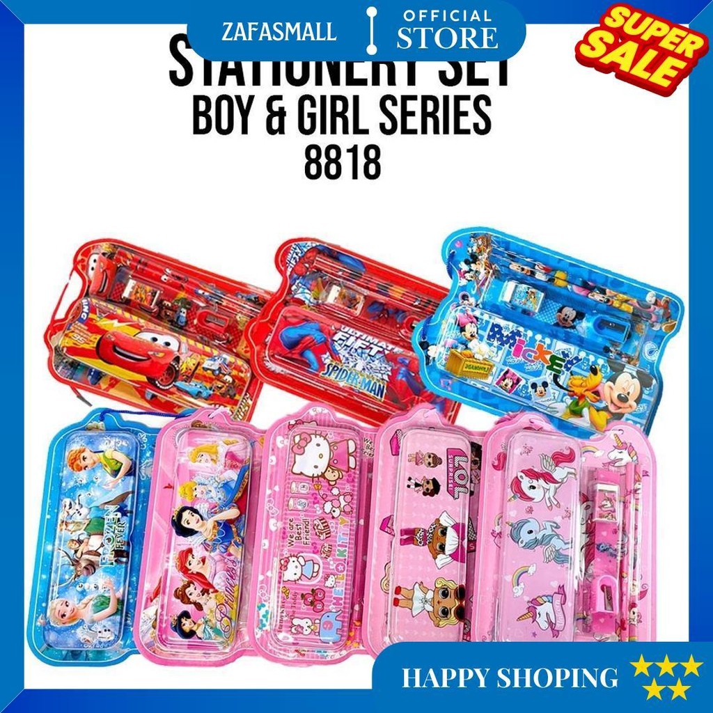 

Stationery Set / Alat Tulis Set / Paket Alat Tulis / Stationery Set Fancy 8818 D Gratis Ongkir