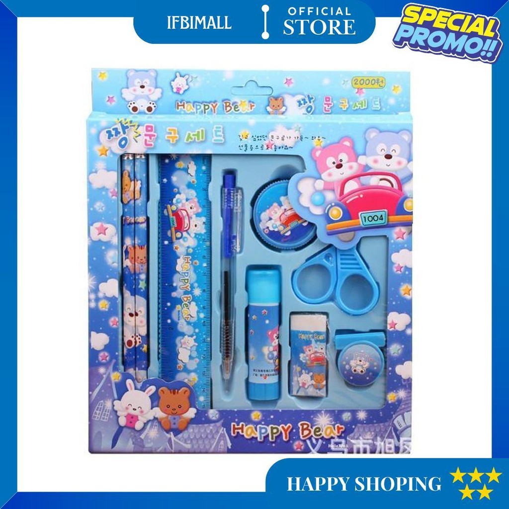 

2009 Pensil Set 9 In 1 Alat Tulis Sekolah Anak Lengkap D Gratis Ongkir