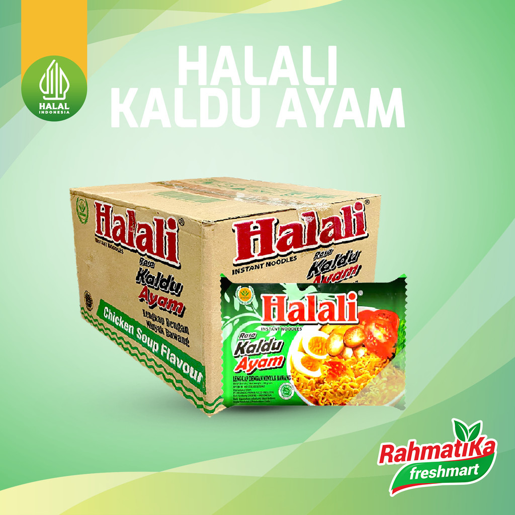

Halali Mi Instan Rasa Kaldu Ayam 1 Dus/Karton (Isi 40 Pcs)