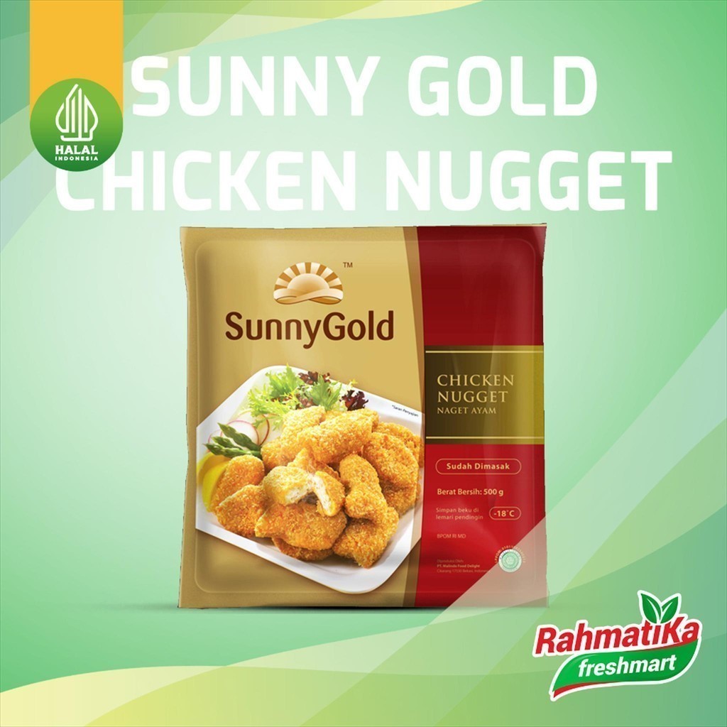 

Sunny Gold Chicken Nugget / Naget Daging Ayam 500 gr
