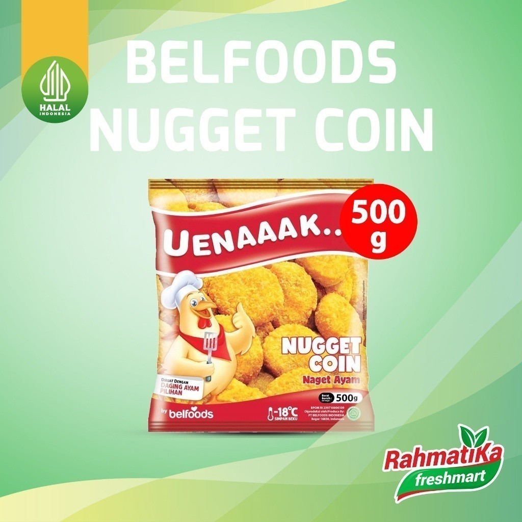 

Belfoods Uenak Nugget Coin 500 gr