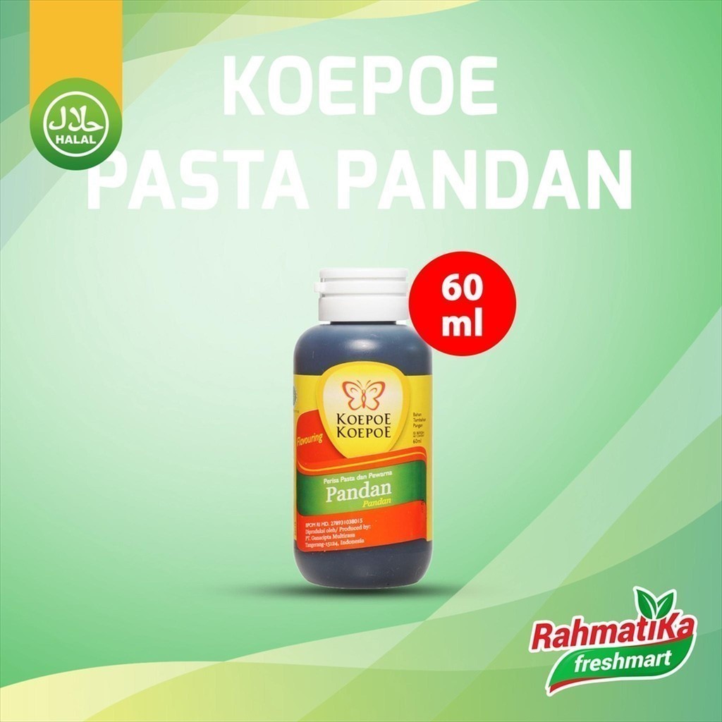 

Koepoe Koepoe Perisa dan Pewarna Pasta Pandan 60 ml