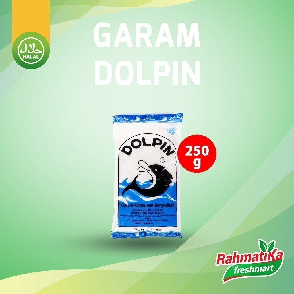 

Dolpin Garam Konsumsi Beryodium 250 gram