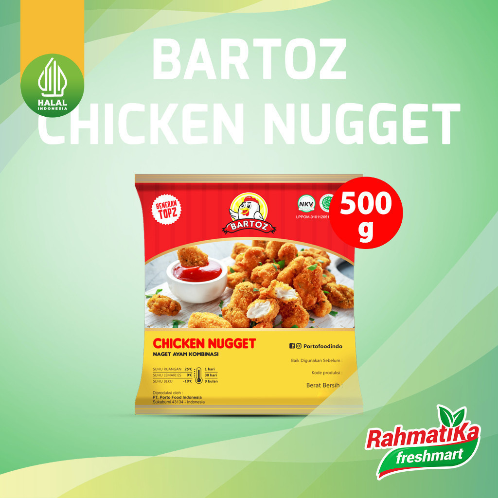 

Bartoz Chicken Nugget 500 gr