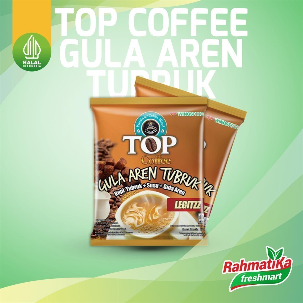 

Top Coffee Gula Aren Tubruk (Isi 15 sachet x 27 gram)