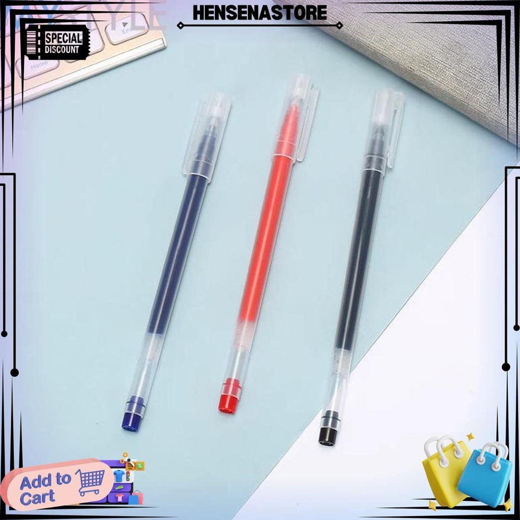 

Happy Time Grosir !! Tc95B (6 Pcs / 12 Pcs) Pen Pulpen Tinta Isi Banyak Ada 3 Warna Pen Gel Isi Banyak Alat Tulis Sekolah Kantor D Gratis Ongkir