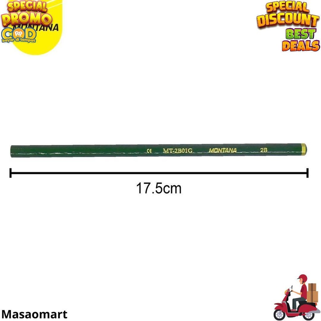 

Montana Pensil 2B Lulus Uji Komputer 12 Pcs Pencil Alat Tulis Sekolah Dan Kantor Mt2B01 D Best Seller