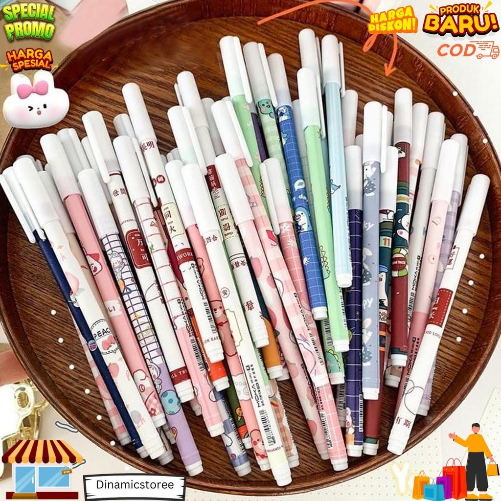 

(Mltstr) 1 Lusin Pulpen Bisa Dihapus Bolpoin Gel Erasable Pen Pena Yang Bisa Dihapus D Sale