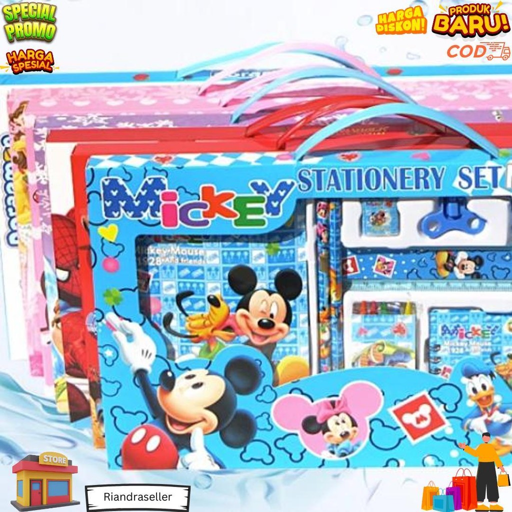 

Osm Jkt S5982 Set Alat Tulis 8 In 1 / Set Alat Tulis Anak Motif Kartun / Set Alat Tulis 8 In 1 Lucu / Stationery Set 8 In 1 Lucu D Best Seller