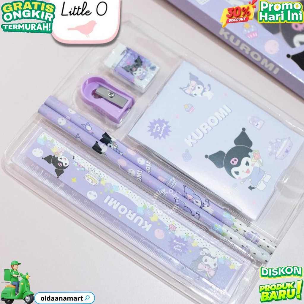 

Paket Alat Tulis Kuromi 6In1 Study Set Memo Stationery Set Karakter Lucu Paket Ulang Tahun Goodiebag Kado Ultah D Terlaris