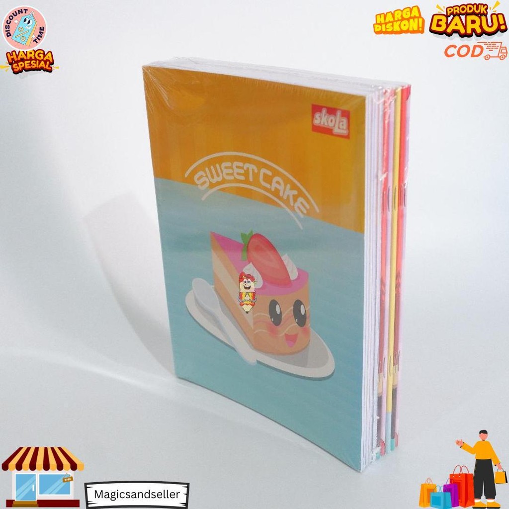 

Buku Tulis Skola Sidu 38 Lembar 1 Pak 10 Pcs D Promo Puncak