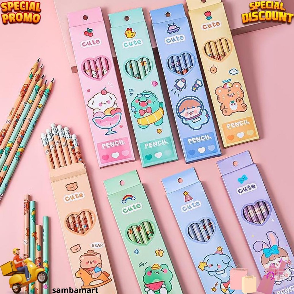 

Terfavorite 1 Lusin 12 & 6 Pcs Pensil 2B + Penghapus Karakter Jepang D Promo Puncak