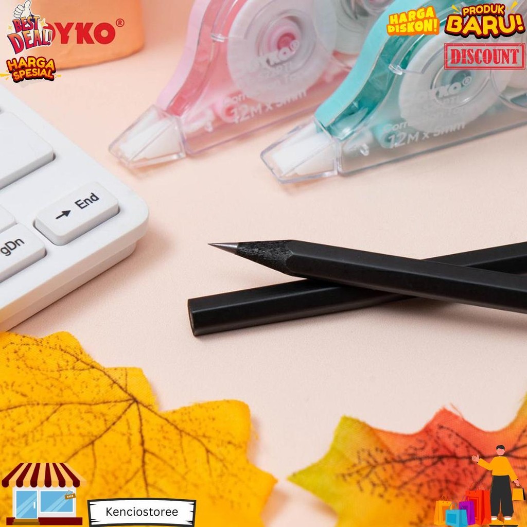 

Pencil Pensil Joyko P-92 2B 1 Box 12 Pcs D Sale