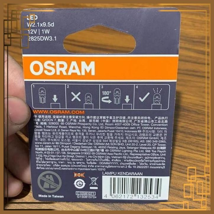 [OSS] BOHLAM LAMPU SENJA DEPAN TOYOTA AVANZA E, G 04'-17' LED T10 W5W OSRAM