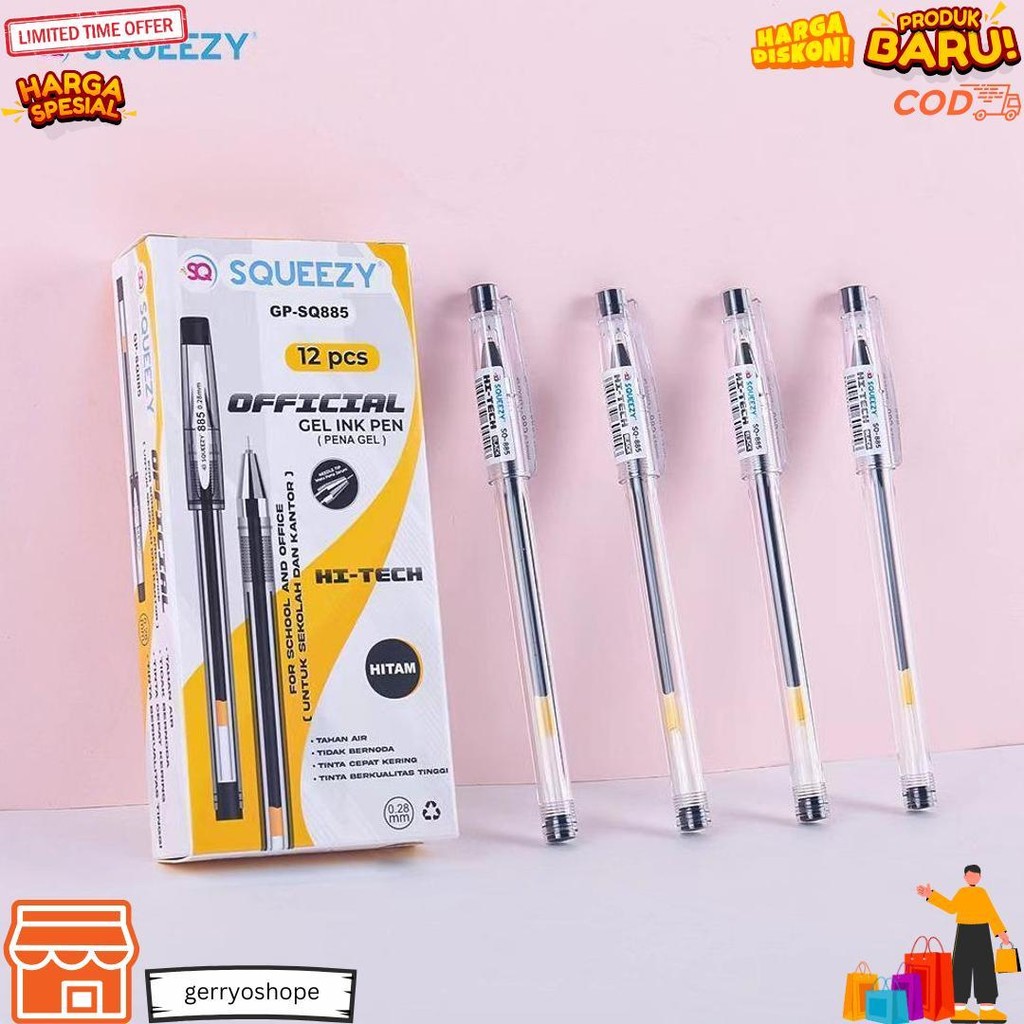 

(12Pc) Pen Hi Tech 0.28Mm/Pen Gel Hitech Hi-Tech I-Tech (Wajib Baca Deskripsi) D Terlaris