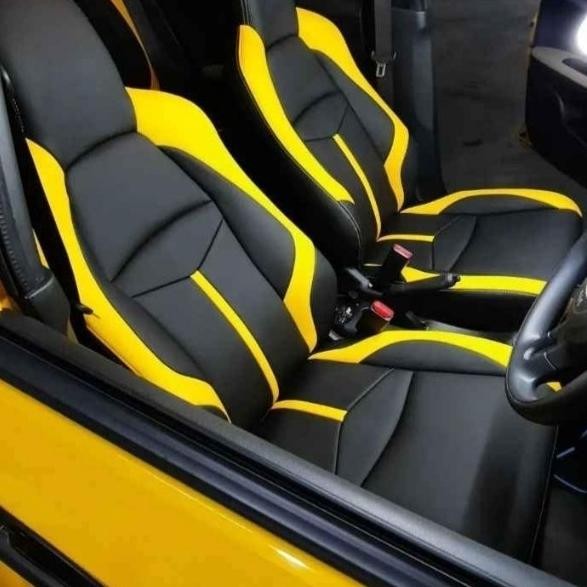 SARUNG JOK MOBIL BRIO SATYA 2020/2021 FULL DEPAN BELAKANG