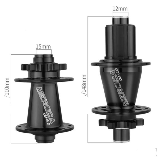 ready  Meroca KM 6.0 Hub Freehub TA Boost 32 Hole Thru Axle Hub Sepeda murah