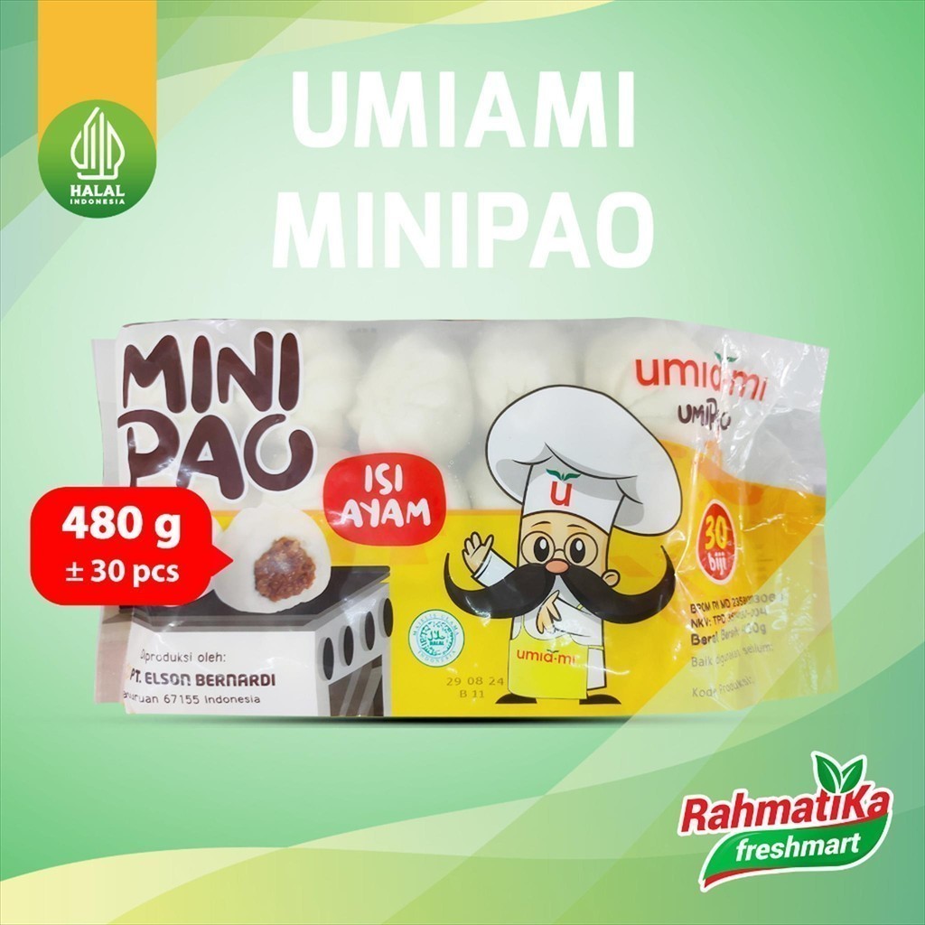 

UMIAMI Minipao Rasa Daging Ayam Isi 30 pcs 480 gr