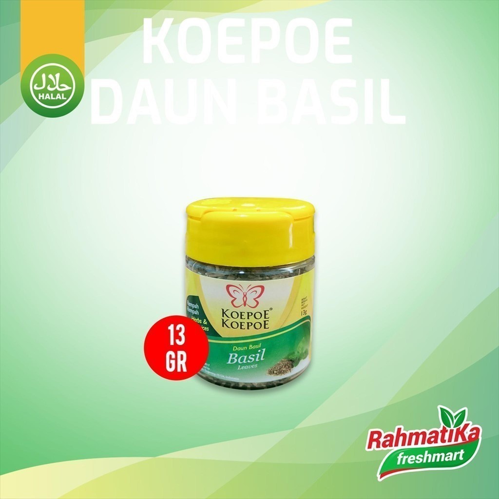 

Koepoe Koepoe Daun Basil Leaves 13 gr (Bumbu Dapur)