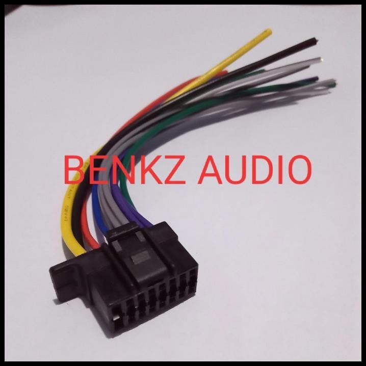 Kabel Soket Head Unit Tape Singeldin Sony Konektor Tip Mobil Sony