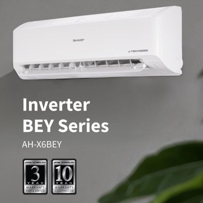 Murah AC SHARP AH-X6BEY AHX6BEY X6BEY 1/2 PK Inverter Garuda Series R32 | ac sharp 1/2 pk inverter a