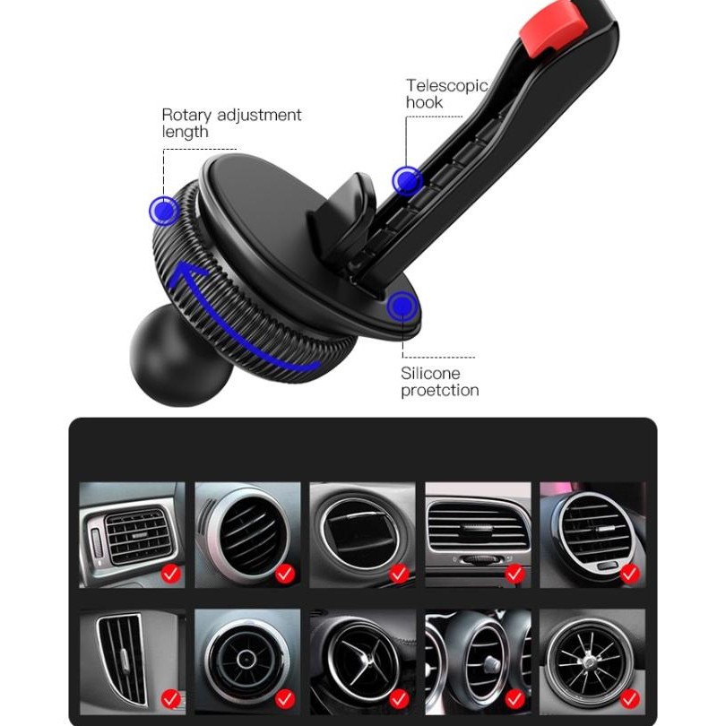 Yesido Magsafe Magnetic Wireless Car Charger Phone Holder 15W Original Dan Terpercaya