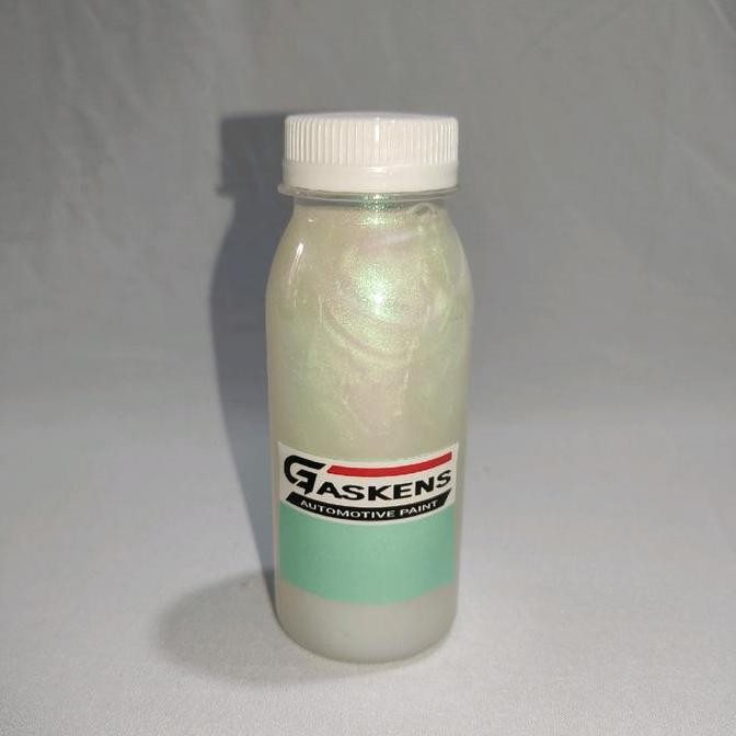 Cat Pu Bunglon Putih 250Ml | 3 Efek Warna Hijau Ungu Biru | Gaskens Automotive Paint | Cat Velg Moto