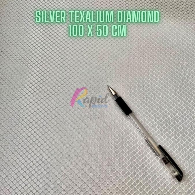 Murah Bahan Kain Serat Serat Carbon Kevlar Silver Texalium Fabric