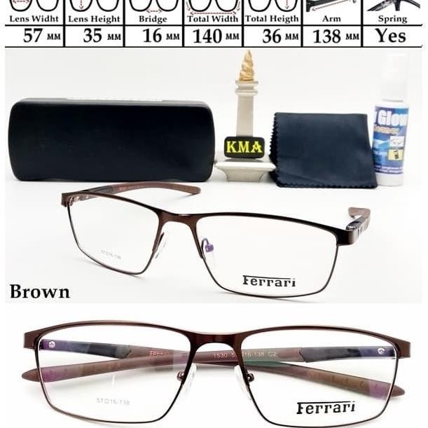 new  kacamata minus FERRARI frame kacamata sport frame unisex