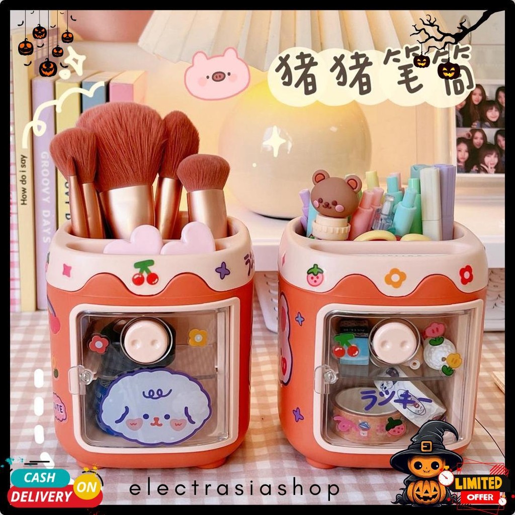 

Modis Multifungsi 2-Tier Laci Kotak Penyimpanan/Multifungsi Lucu Tempat Pena/Kantor Desktop Penyimpanan Pena Case St145 Terlaris! Produk Ini Banyak Dicari