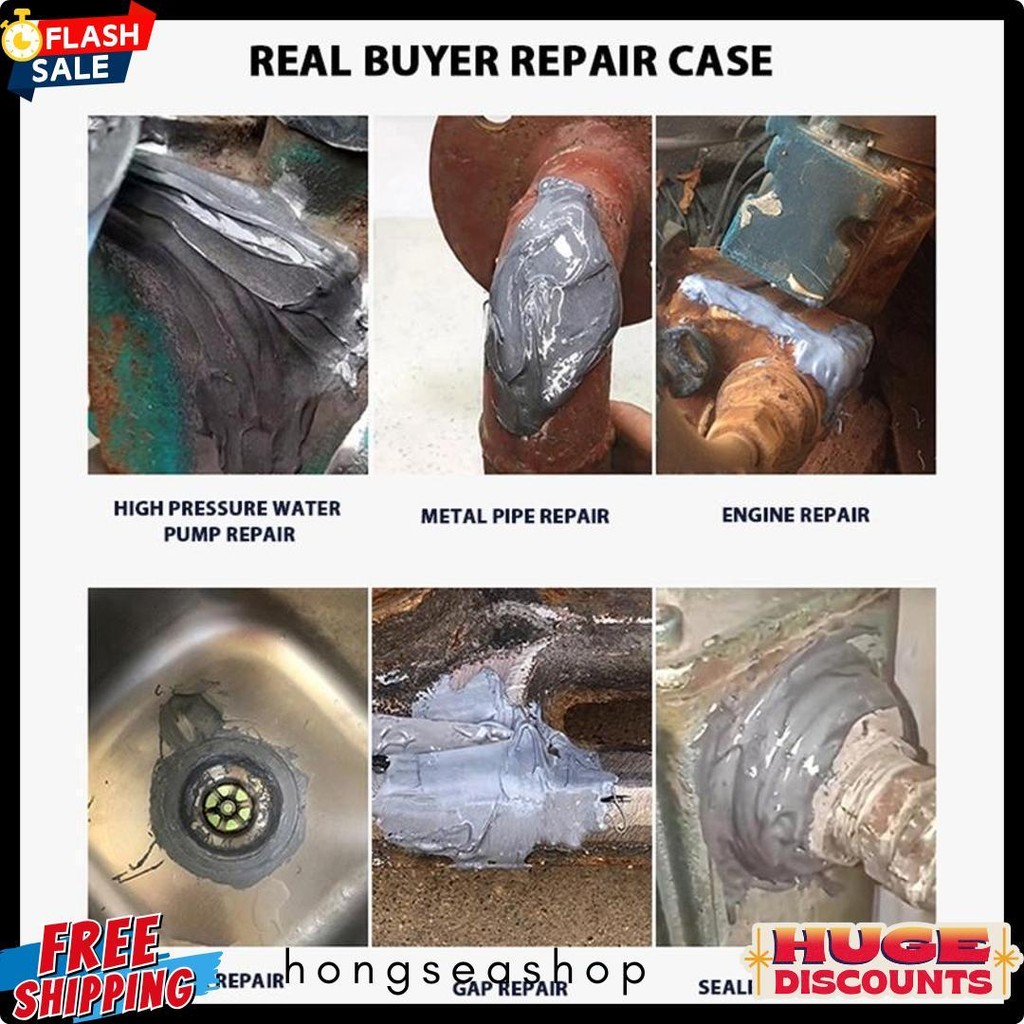 

100G Untuk Reparasi Mobil / Rumah (Lem Besi Kayu Kaca Plastik Karet Metal)Lem Perekat Super Pasta Perbaikan Metal Casting Glue Terlengkap Dan Termurah