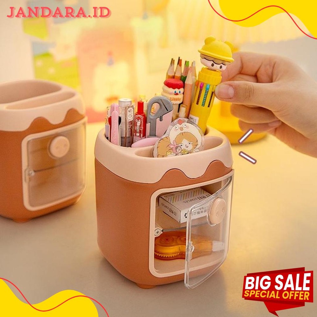 

Modis Multifungsi 2-Tier Laci Kotak Penyimpanan/Multifungsi Lucu Tempat Pena/Kantor Desktop Penyimpanan Pena Case St145 Terlaris! Produk Ini Banyak Dicari