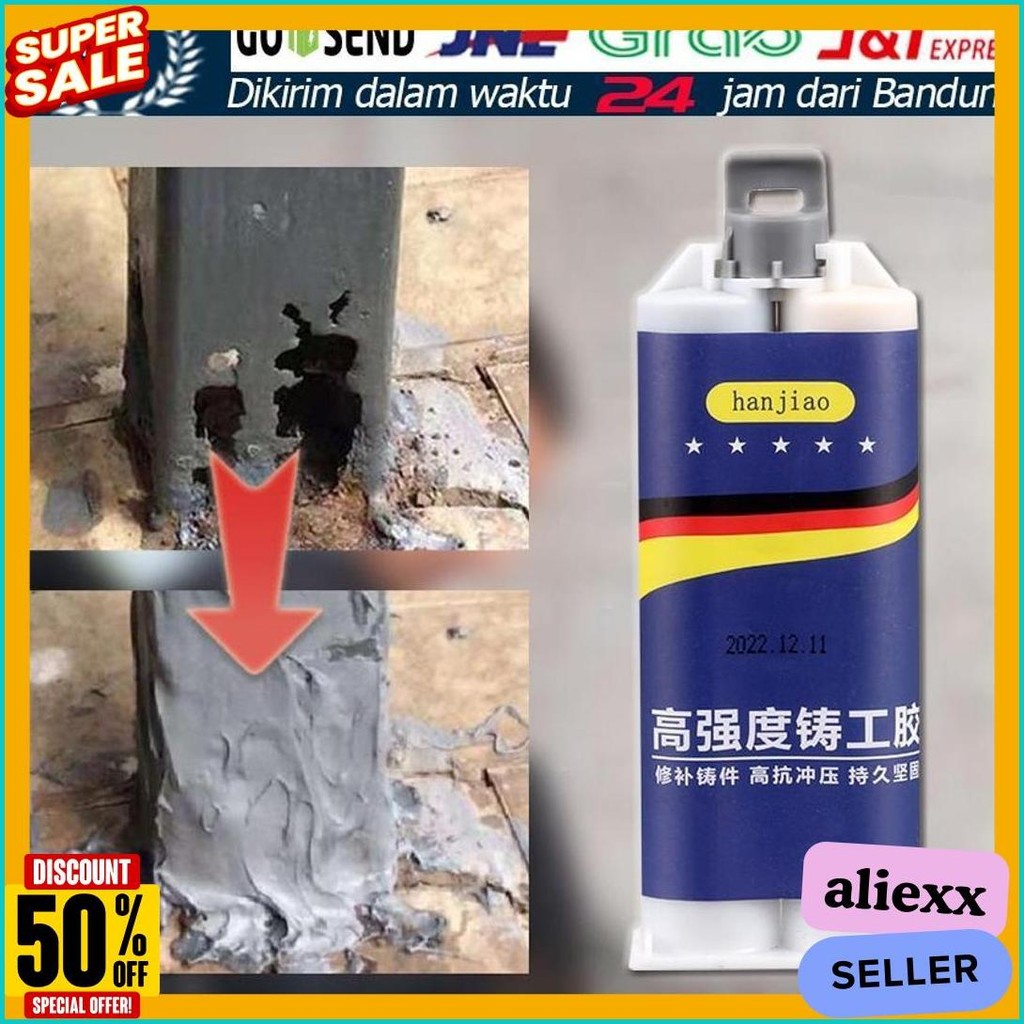 

100G Untuk Reparasi Mobil / Rumah (Lem Besi Kayu Kaca Plastik Karet Metal)Lem Perekat Super Pasta Perbaikan Metal Casting Glue Terlengkap Dan Termurah