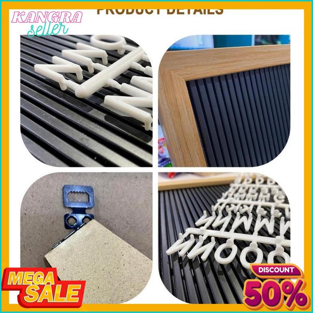 

Letter Board Baby Include Huruf/ Felt Letter Board Set / Letter Board/Papan Nama Bayi /Papan Menu / Dekorasi Rumah Viral 30*40 Cm Diskon