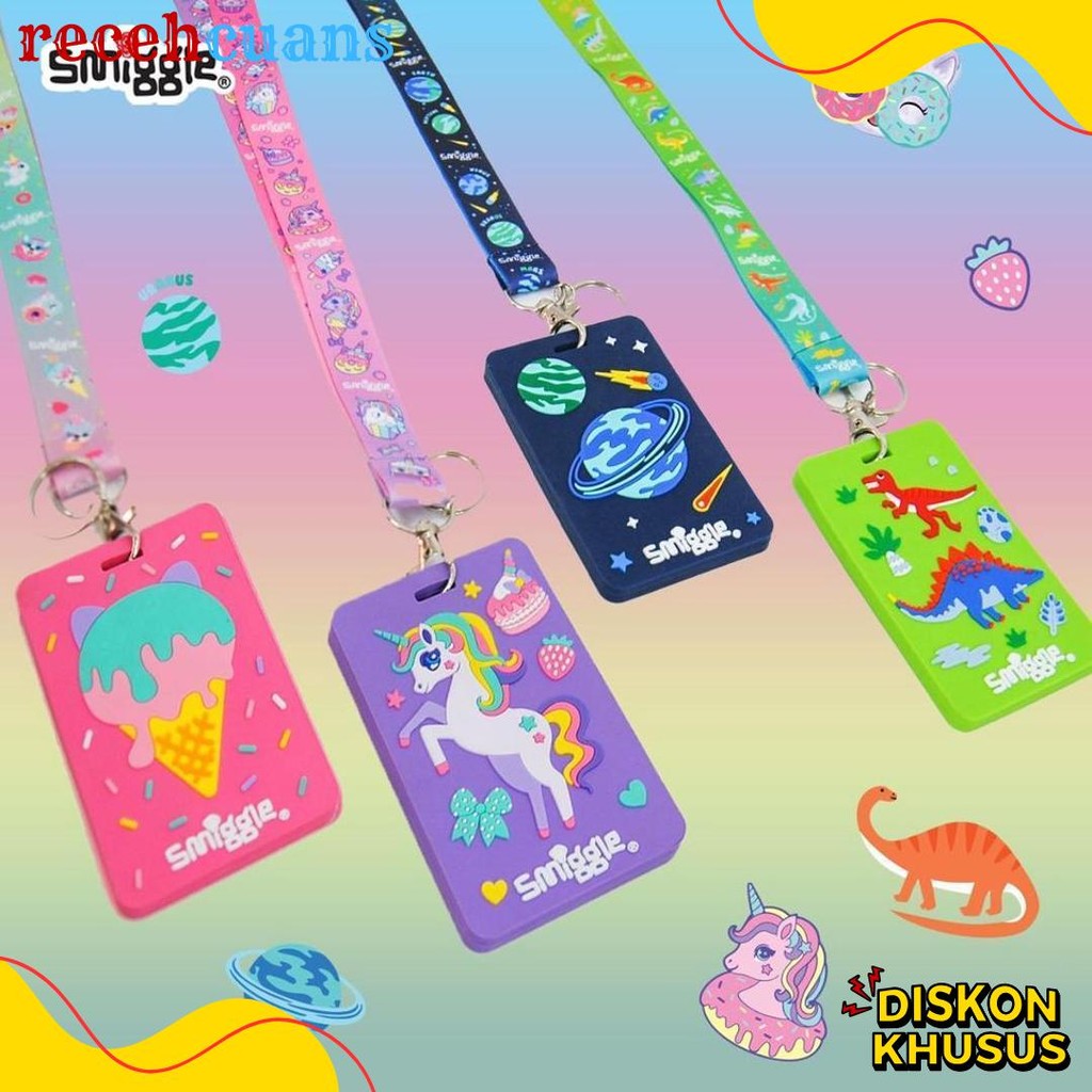 

Smiggle Bag Tag Card Holder Dengan Tali Lanyard Flash Sale! Diskon Hingga 70%