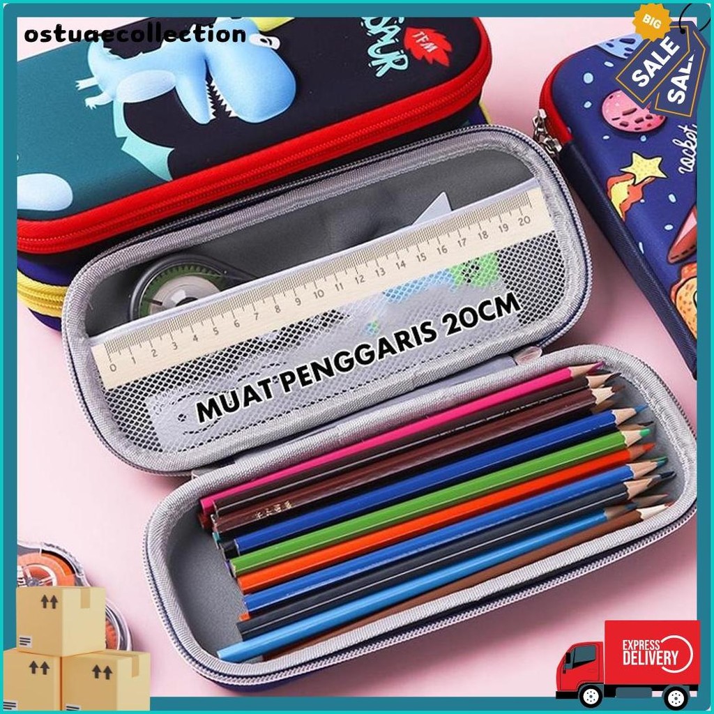 

Hoptech- Aimilo Tempat Pensil 3D Anak Kartun Stationery Kotak Pensil Alat Tulis Perlengkapan Sekolah Diskon