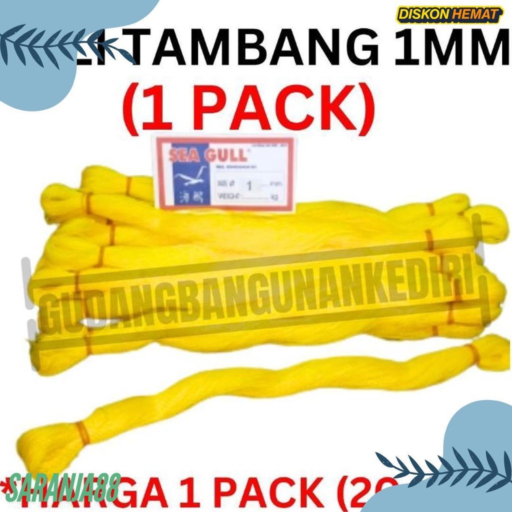 

[1 Pack] Tali Tambang 1Mm 1 Pack 20Pcs Ikat / Tali Tampar 1Mm / Tampar Plastik Buat Pasang Keramik / Benang Pondasi Rumah Seagull Sea Gull 20 Ikat 1 Pack 1Pack Terlengkap Dan Termurah