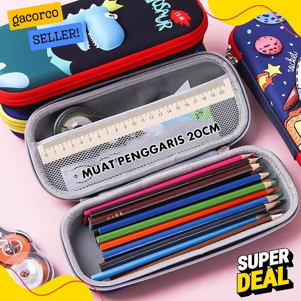 

Hoptech- Aimilo Tempat Pensil 3D Anak Kartun Stationery Kotak Pensil Alat Tulis Perlengkapan Sekolah Diskon Setengah Harga