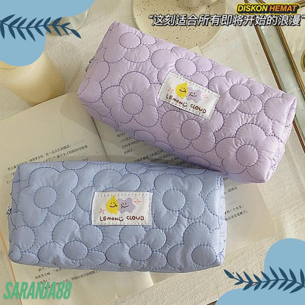 

Kensho Kotak Pensil Sleting Motif Bunga Flower Handle Pastel Bahan Parasut Korea / Pouch Makeup Aesthetic / Tas Aksesoris Wanita Lucu Import / Zipper / Flowers Diskon Setengah Harga