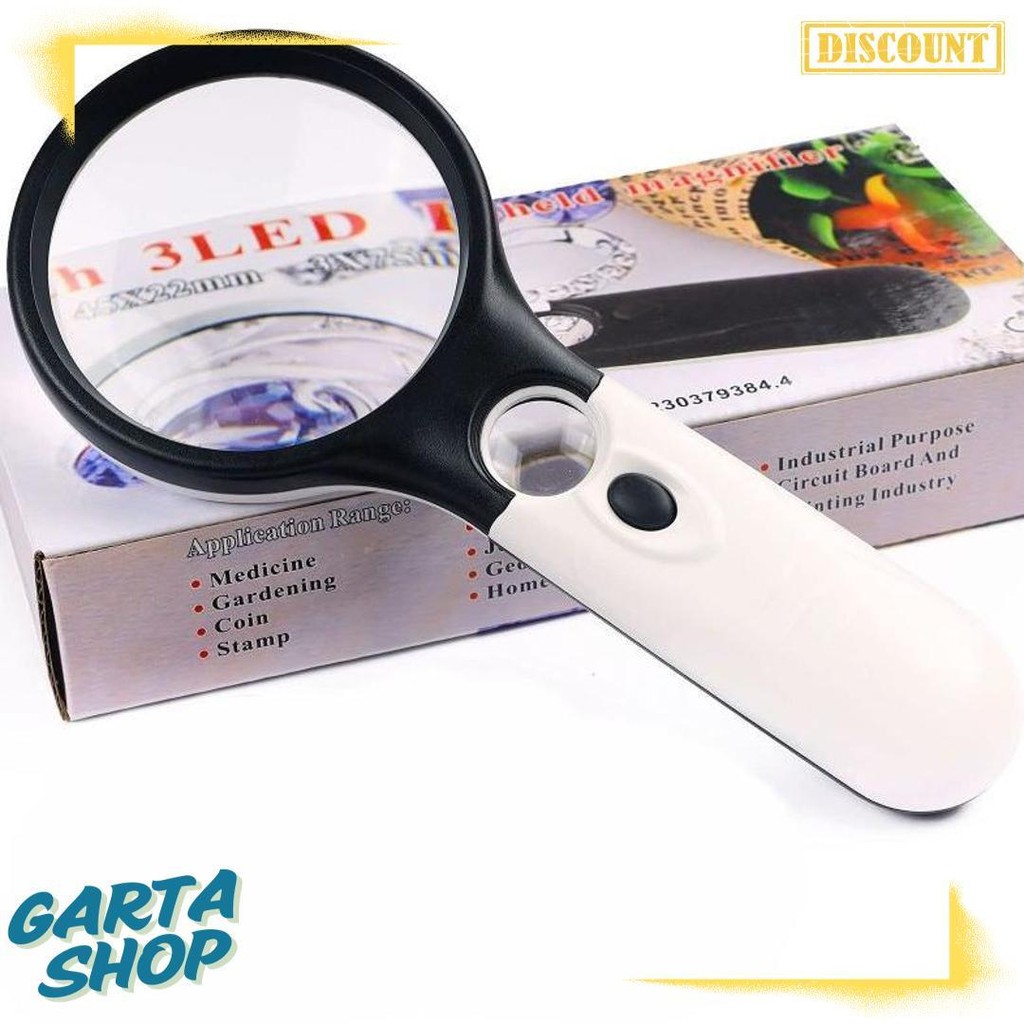 

2 In1 Lampu Kaca Pembesar Led Membaca Magnifying Glass Dengan Lampu Terlengkap Dan Termurah