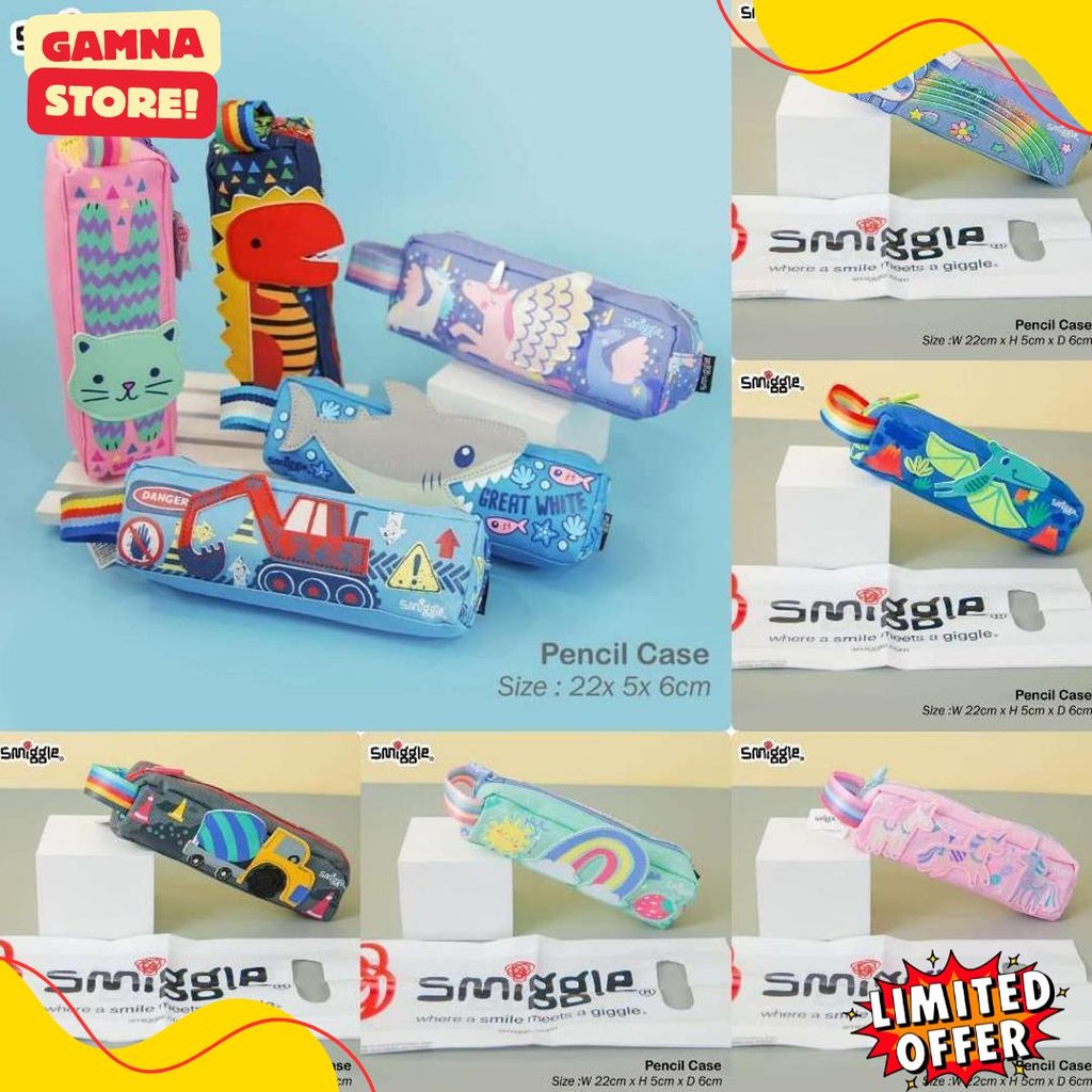 

Pencil Case Kotak Pensil Smiggle 1 Zipper Karakter Terlengkap Dan Termurah