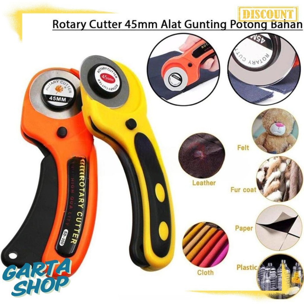 

Rotary Cutter 45Mm / Refill Cutter/ Alat Gunting Potong Bahan Kain Alat Potong Diskon Setengah Harga