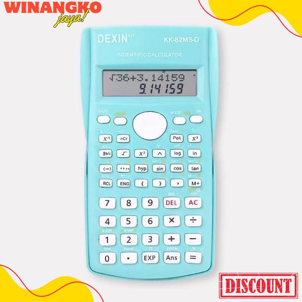 

Kalkulator Ilmiah Scientific Dexin Kk-82Ms Terlaris! Produk Ini Banyak Dicari
