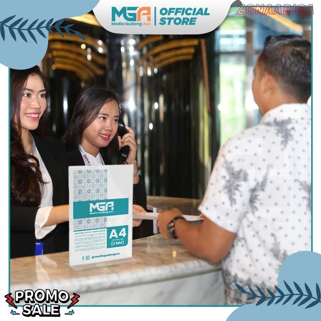 

Tempat Brosur A4 2Mm Portrait 2 Sisi / Tent Holder / Tent Card Stand Akrilik Diskon Setengah Harga