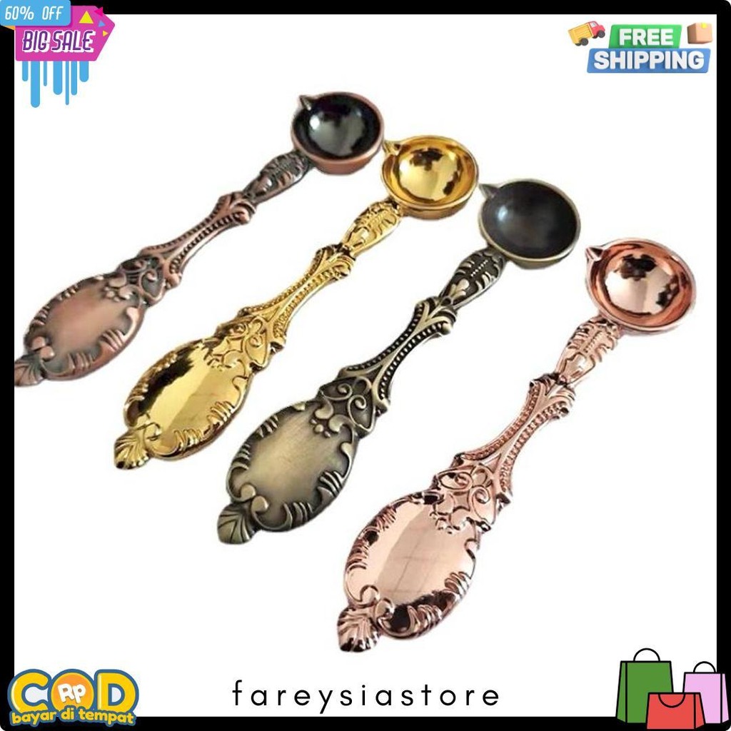 

Sendok Wax Seal Vintage Retro Spoon | Vintage Hard Bronze Spoon / Sendok Hias Peleleh Seal Wax Terlaris! Produk Ini Banyak Dicari