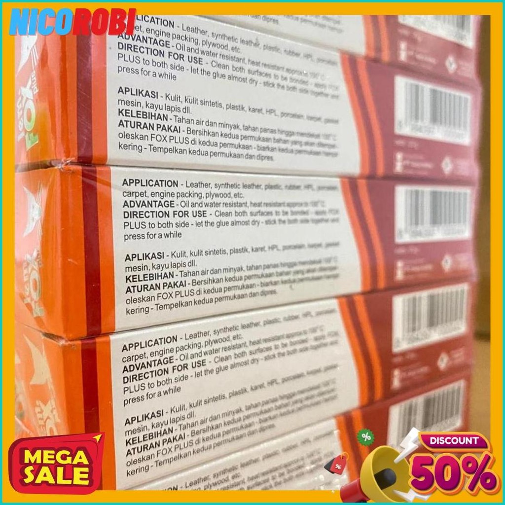

Lem Fox Plus Tube 20G Original (1 Lusin) / Grosir/Ecer - Kulakan Online Diskon Setengah Harga
