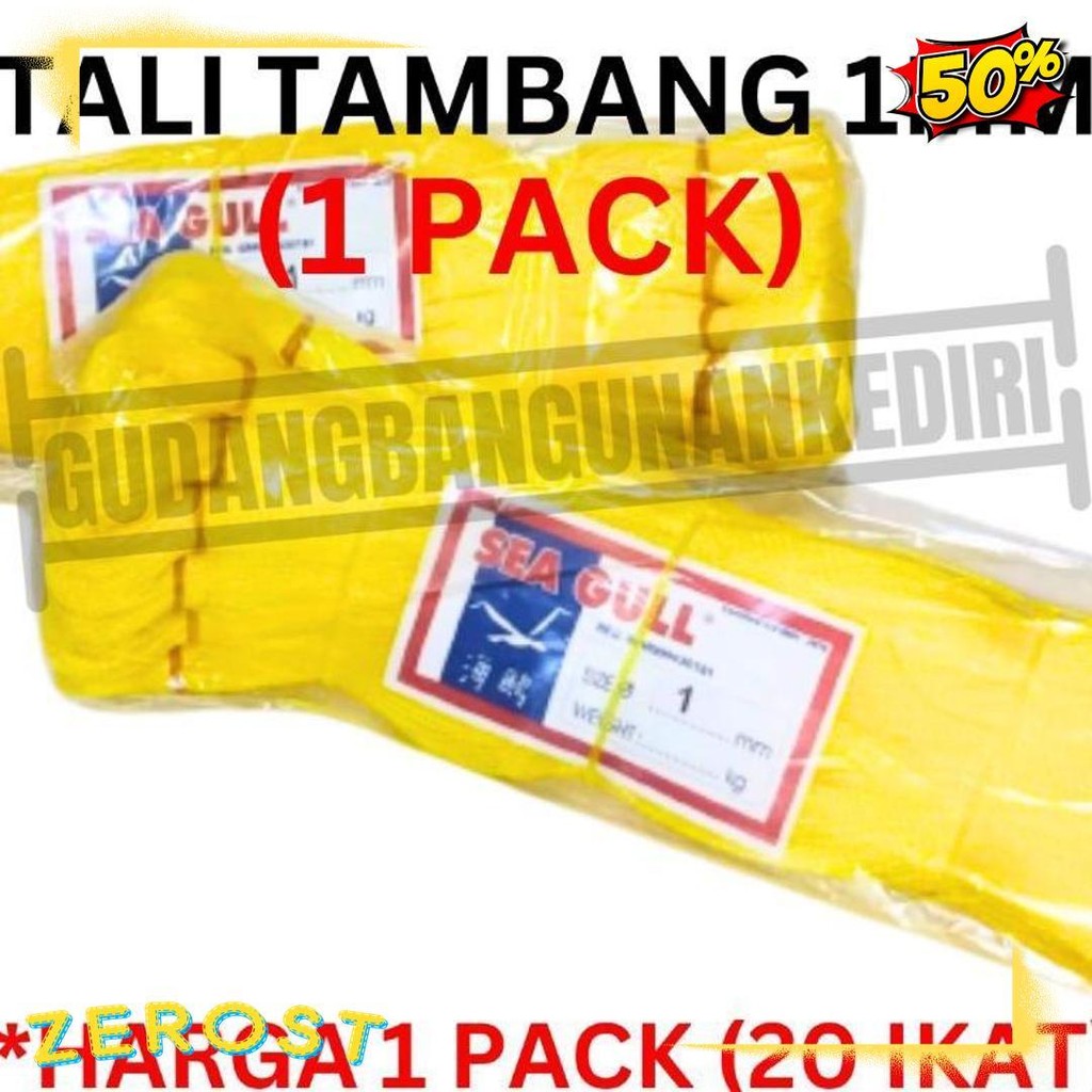 

[1 Pack] Tali Tambang 1Mm 1 Pack 20Pcs Ikat / Tali Tampar 1Mm / Tampar Plastik Buat Pasang Keramik / Benang Pondasi Rumah Seagull Sea Gull 20 Ikat 1 Pack 1Pack Flash Sale! Diskon Hingga 70%