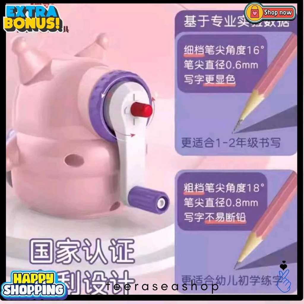 

Serutan Pencil Kuromi/ Rautan Kuromi/ Rautan Pensil/ Shapener Kuromi/ Serutan Pensil Putar Terlengkap Dan Termurah