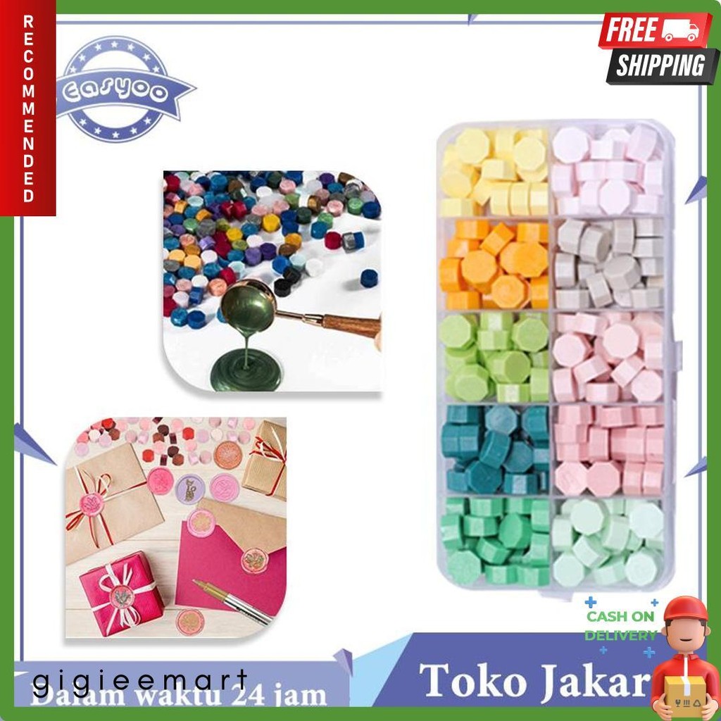 

Isi 200 Octagon Wax Particles Diy Lilin Wax Partikel 10 Color Diy Stempel Wax Terlaris! Produk Ini Banyak Dicari