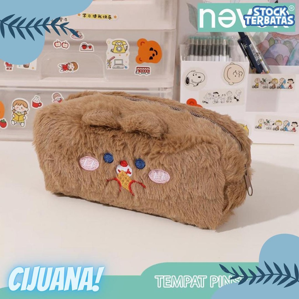

Never Official- Tempat Pensil Bulu Soft Cute/ Tas Pensil Kosmetik/ Pouch Makeup Kecil Flash Sale! Diskon Hingga 70%